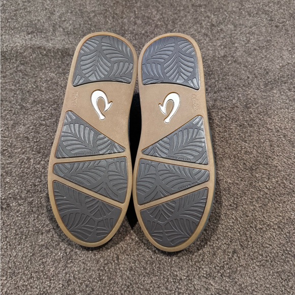 OluKai Women Ki'ihele Loafer Size 8 Gray Mesh SlipOn Flat Shoe Convertible Slide - Picture 13 of 14